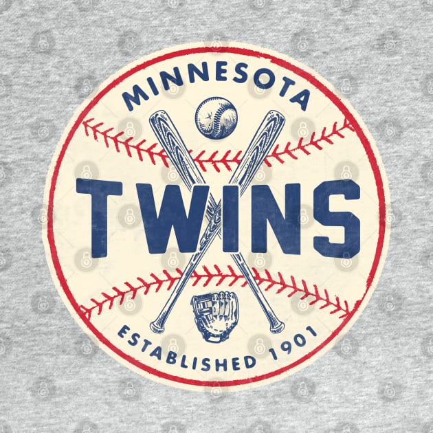 Throwback Minnesota Twins 1 by Buck Tee by Buck Tee